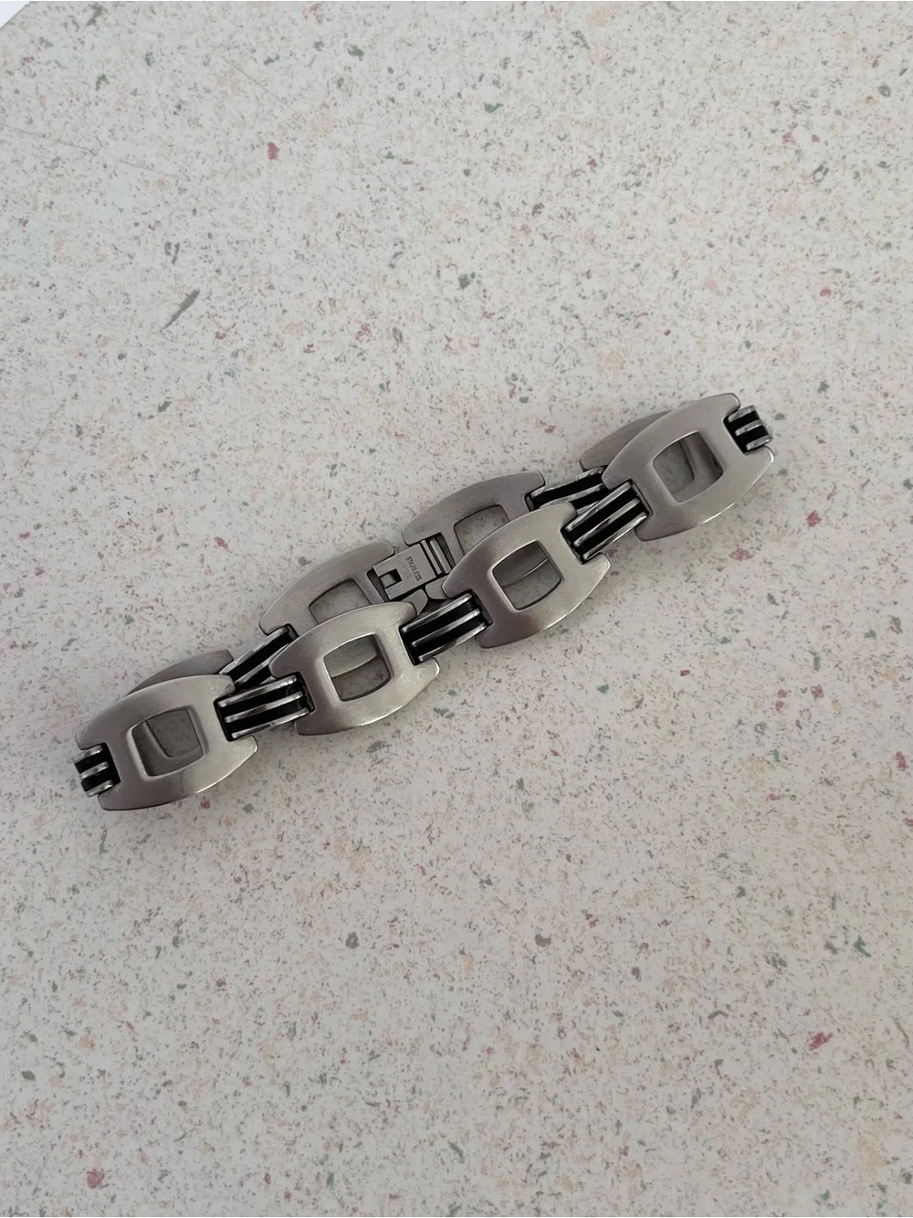 Men’s 8.5” Stainless Steel Heavy Link Bracelet